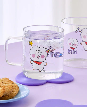 BTS Coffee Glass Baby BT21 Beer Can Glass BTS BT21 Merch BTS Gifts