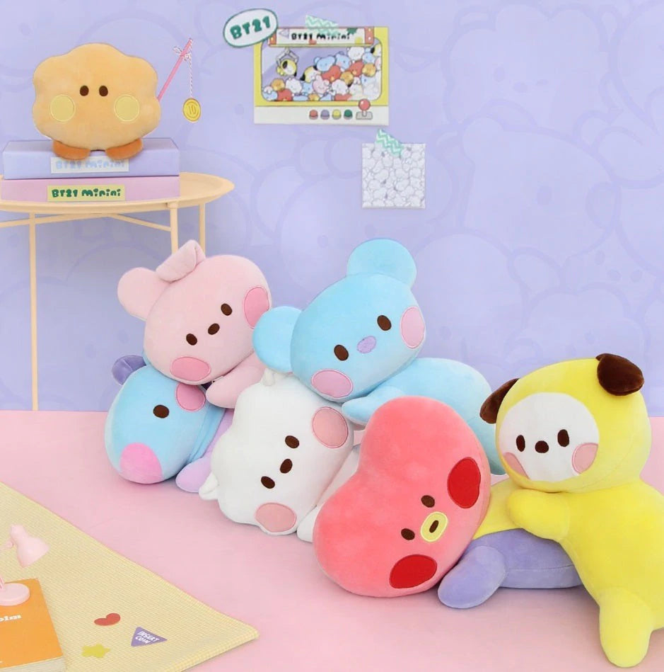 BTS x BT21 MININI LYING CUSHION - Kpop Omo