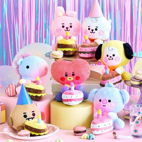 BTS x BT21 Baby Official Lighting Cake Doll - Kpop Omo