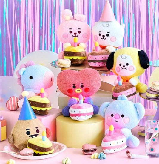 BTS x BT21 Baby Official Lighting Cake Doll - Kpop Omo