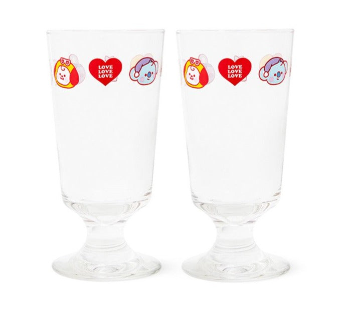 BTS x BT21 Baby Party Night Goblet Set - Kpop Omo