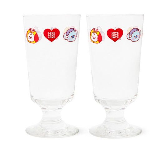 BTS x BT21 Baby Party Night Goblet Set - Kpop Omo