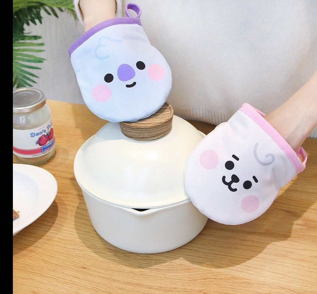 BTS x BT21 Baby Kitchen Glove - Kpop Omo