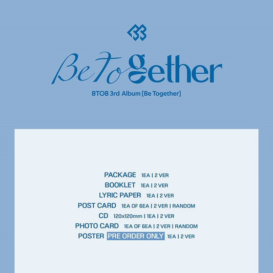 BTOB - 3RD FULL ALBUM BE TOGETHER - Kpop Omo