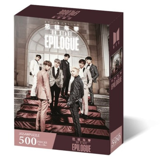 Official BTS Jigsaw Puzzle - World Tour Poster - Kpop Omo