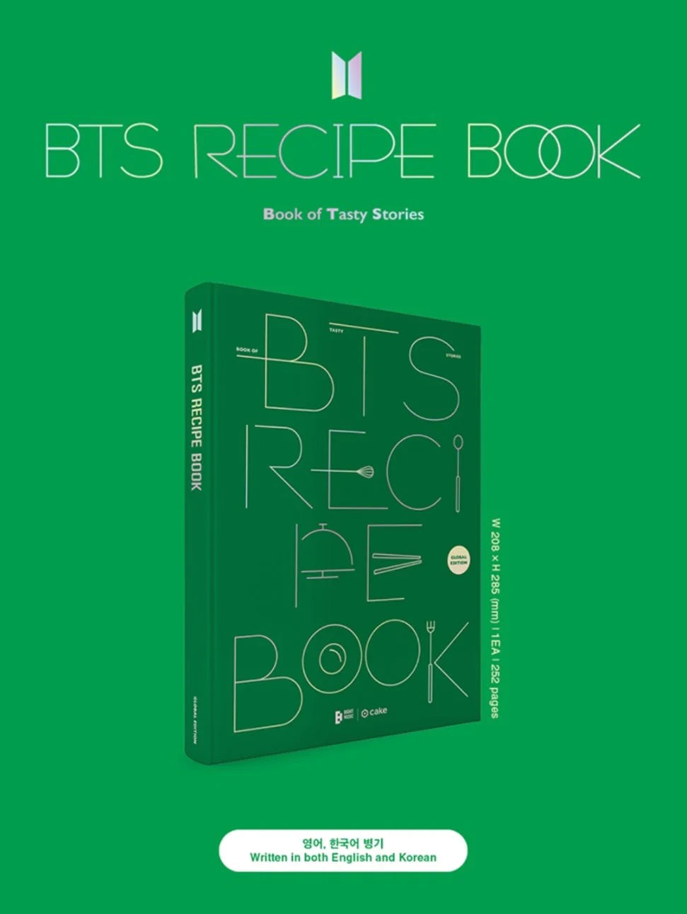 BTS Recipe Book - Book of Tasty Stories - Kpop Omo