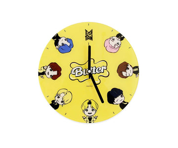 BTS x TINYTAN - BUTTER ACRYLIC WALL CLOCK - Kpop Omo