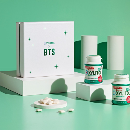 BTS x Lotte Xylitol Chewing Gum Limited Edition 6 pack - Kpop Omo