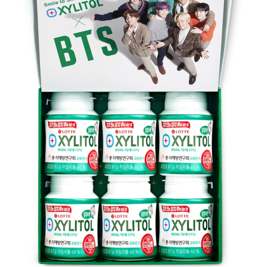 BTS x Lotte Xylitol Chewing Gum Limited Edition 6 pack - Kpop Omo