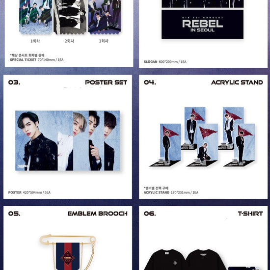 CIX - 1st CONCERT REBEL in SEOUL Official Merch - Kpop Omo