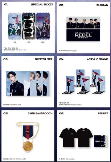 CIX - 1st CONCERT REBEL in SEOUL Official Merch - Kpop Omo