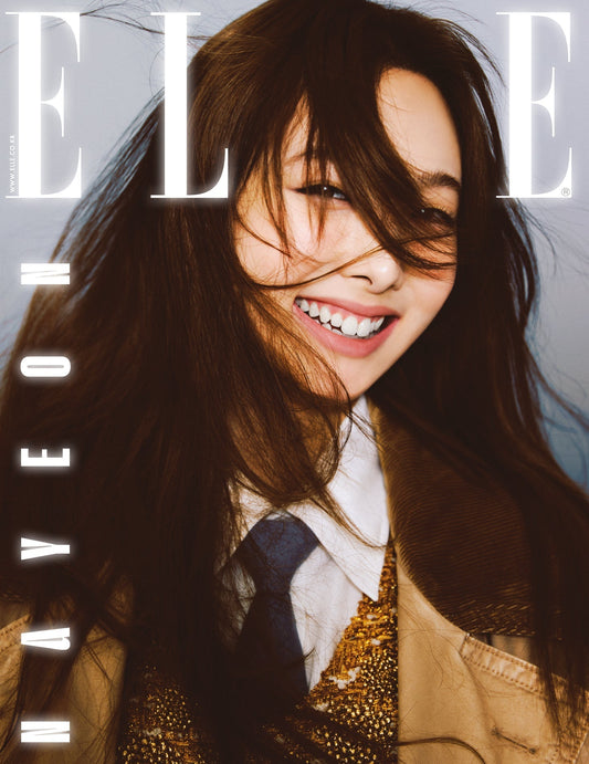 Twice Nayeon & Seventeen Mingyu - ELLE Korea Magazine Cover (October 2022 Issue) - Kpop Omo