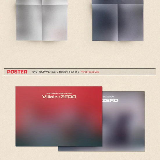 DRIPPIN - 2ND SINGLE ALBUM VILLAIN ZERO - Kpop Omo