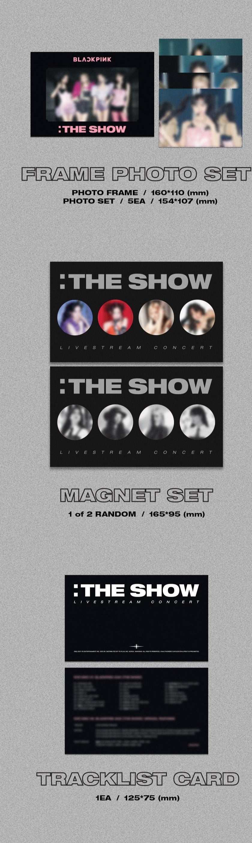 Blackpink 2021 [THE SHOW] DVD - Kpop Omo