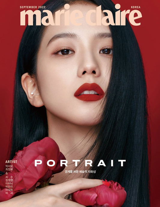 BLACKPINK JISOO on Marie Claire Korea Magazine Cover (Sept 2022 Issue) - Kpop Omo