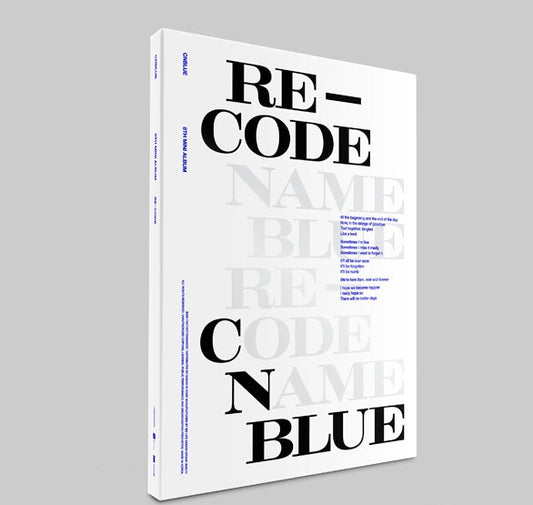 CNBLUE - Mini Album Vol.8 [RE-CODE] - Kpop Omo