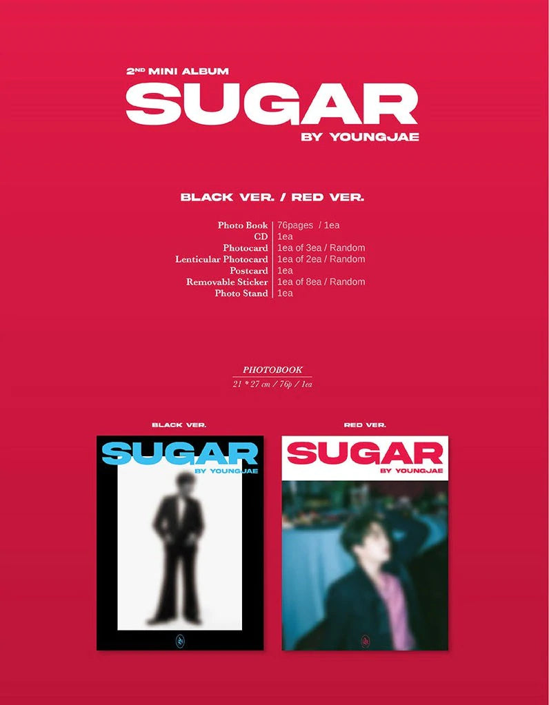 GOT7 YOUNGJAE - 2ND MINI ALBUM SUGAR - Kpop Omo