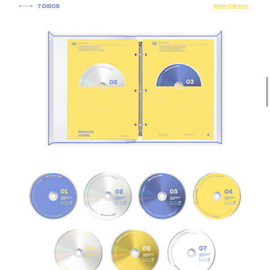 BTS - Memories of 2021 DVD Blu-Ray Digital Code - Kpop Omo