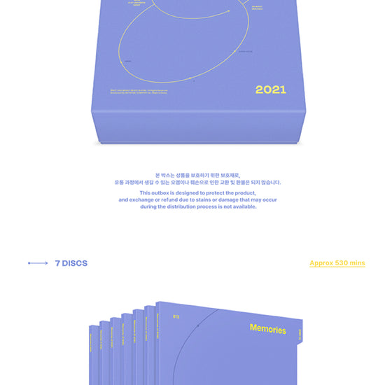 BTS - Memories of 2021 DVD Blu-Ray Digital Code - Kpop Omo