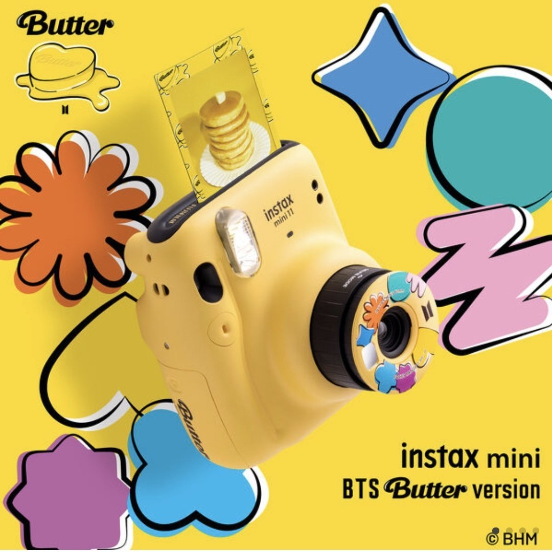 BTS FUJIFILM Collaboration Instax Mini 11 Butter Version