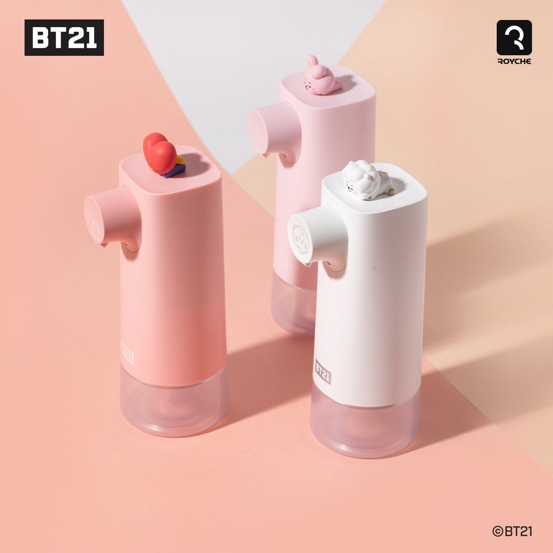 Official BTS x BT21 Baby Automatic Soap Dispenser Kpop Omo