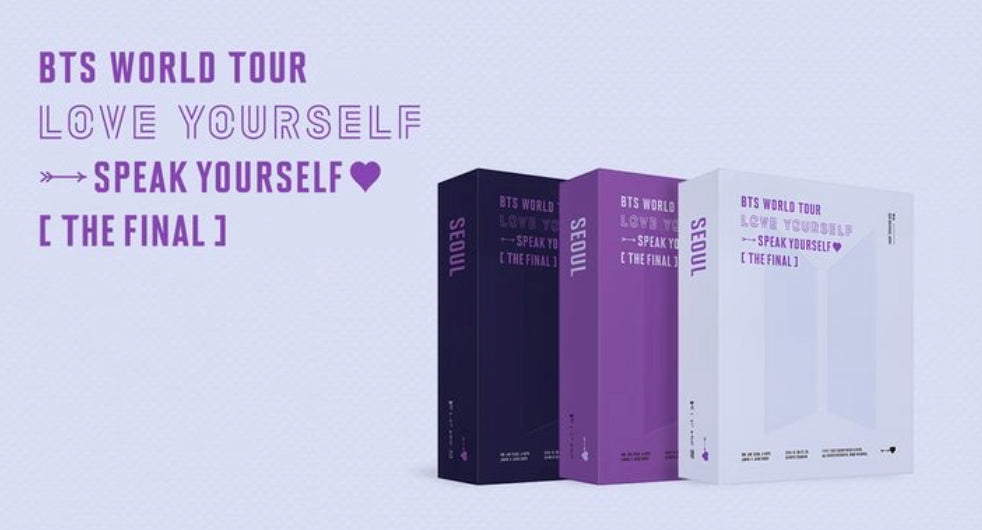 BTS World Tour: ‘Love Yourself’ : Speak Yourself The Final DVD/Blu-Ray - Kpop Omo