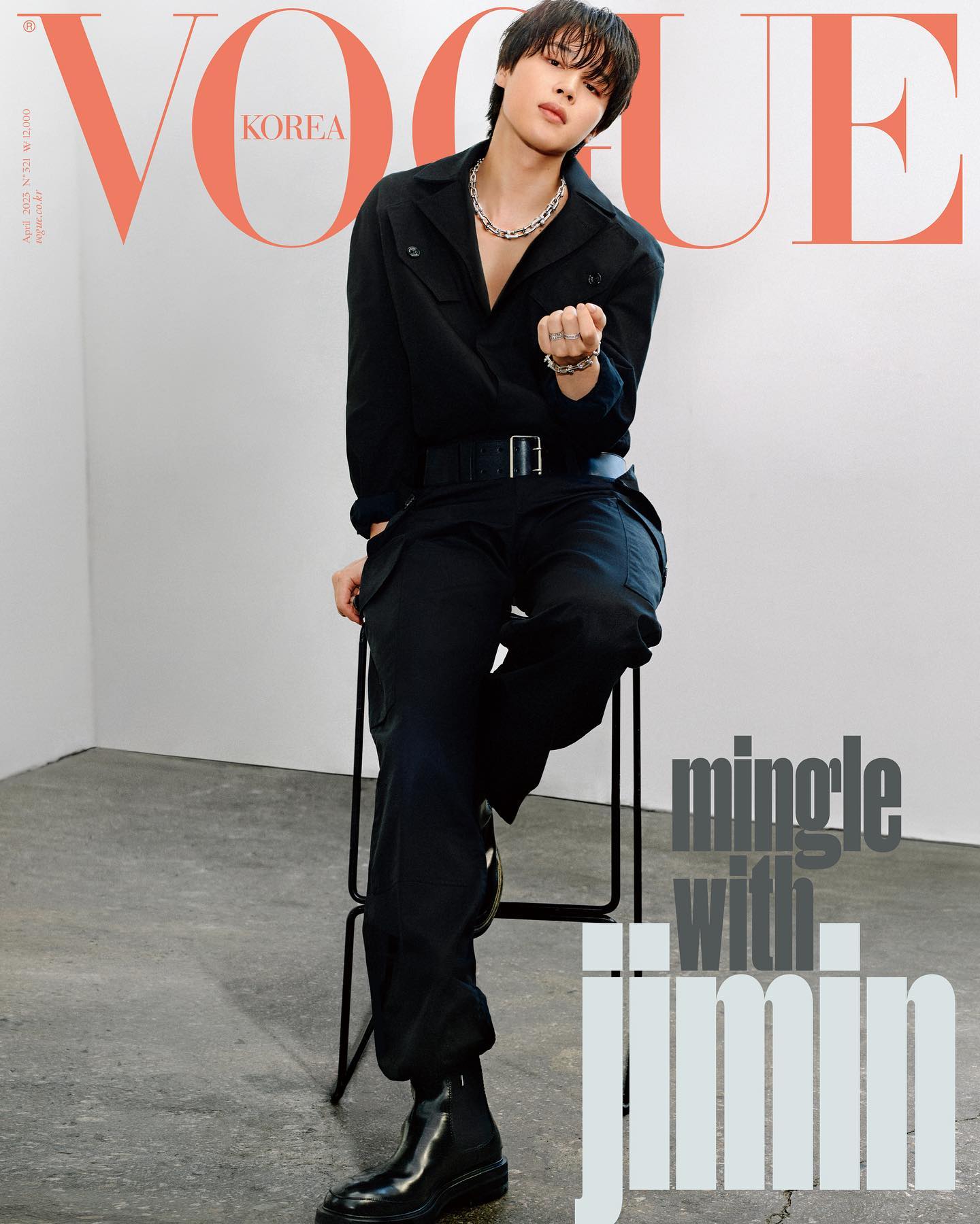 Jimin - VOGUE Korea Magazine [mingle with jimin] Cover Jimin (Apr 2023