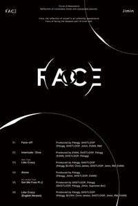 BTS Jimin First 1st Solo Album - Face – Kpop Omo