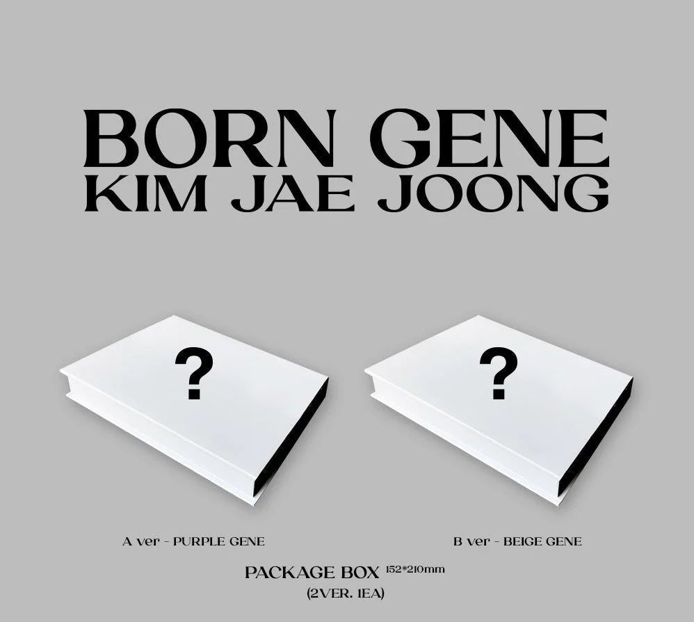 KIM JAEJOONG 3rd Full Album - Born Gene - Kpop Omo