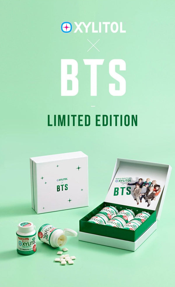 BTS x Lotte Xylitol Chewing Gum Limited Edition 6 pack Kpop Omo