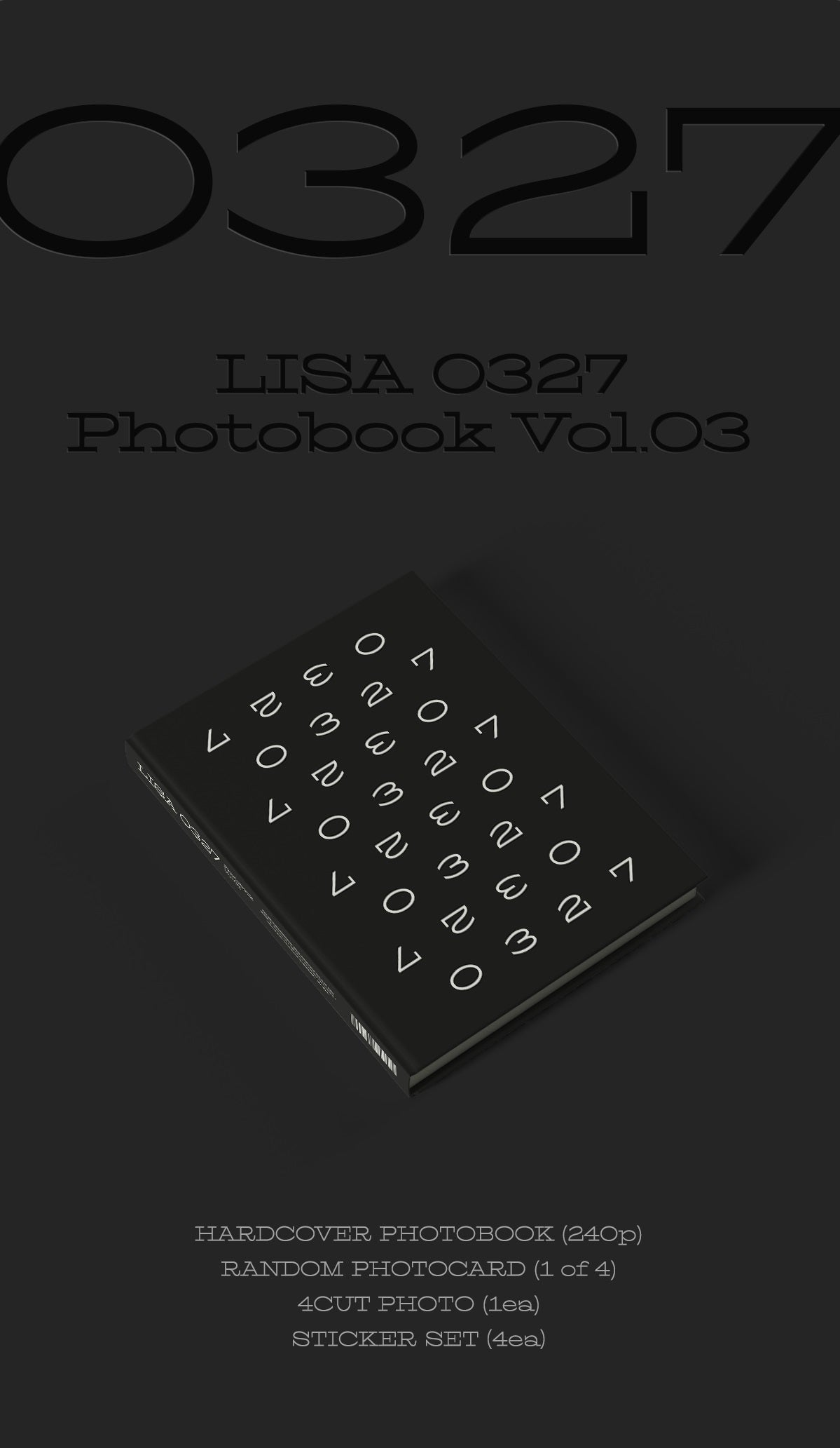 BLACKPINK LISA - 0327 PHOTOBOOK VOL.03 - Kpop Omo