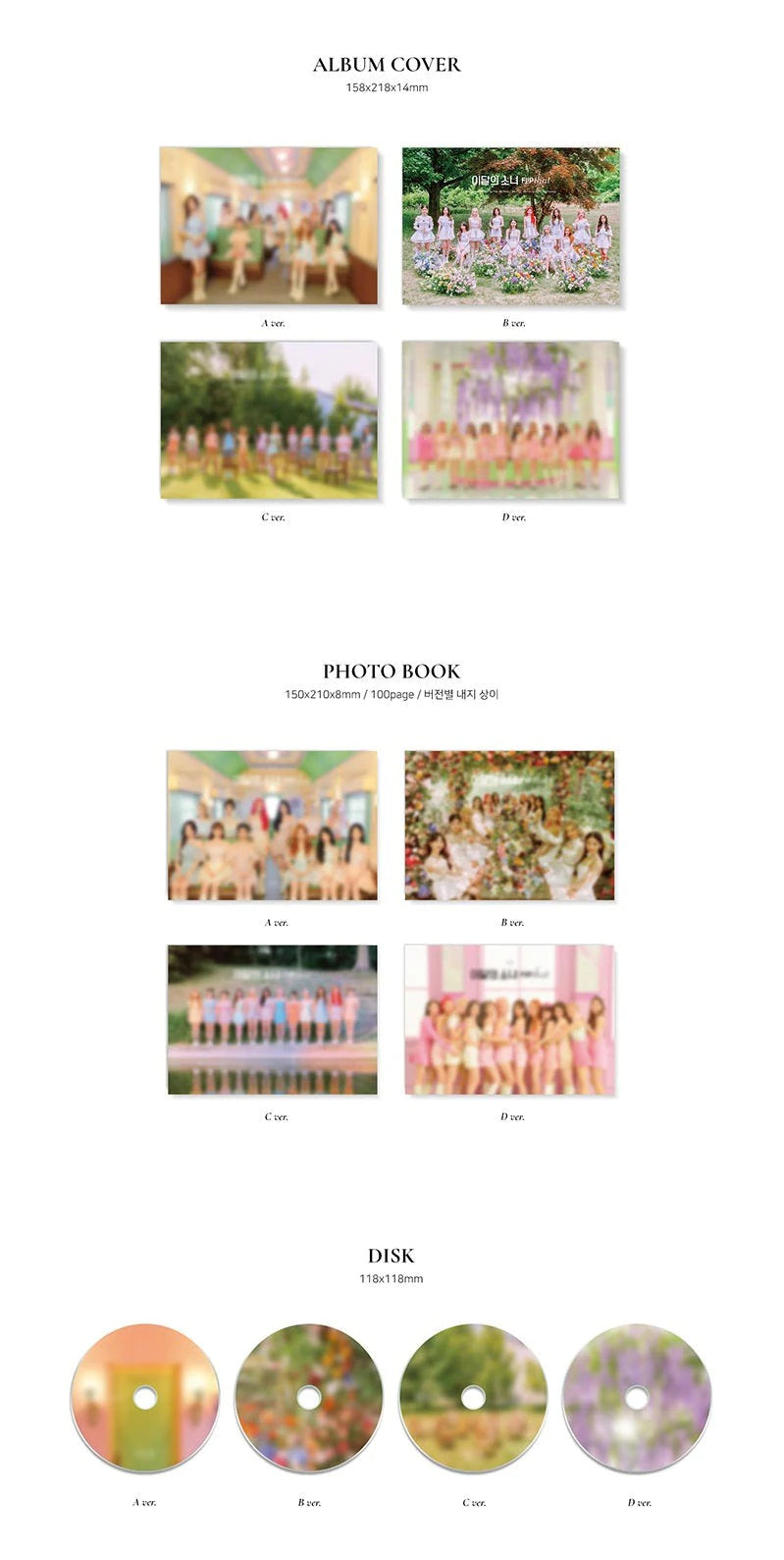 LOONA - SUMMER SPECIAL MINI ALBUM FLIP THAT - Kpop Omo