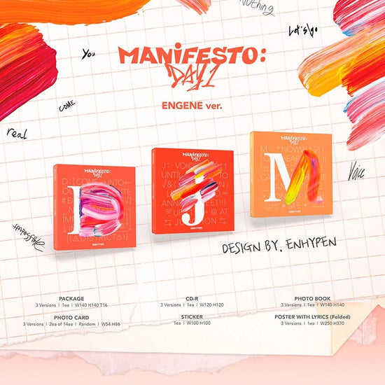 ENHYPEN Album - MANIFESTO : DAY 1 - Kpop Omo