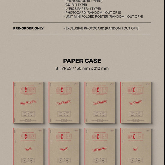 STRAY KIDS 7th Mini Album - MAXIDENT (Case Version) - Kpop Omo