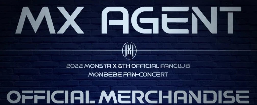 MONSTA X - 2022 Fan-Concert MX Agent Official Merch - Kpop Omo