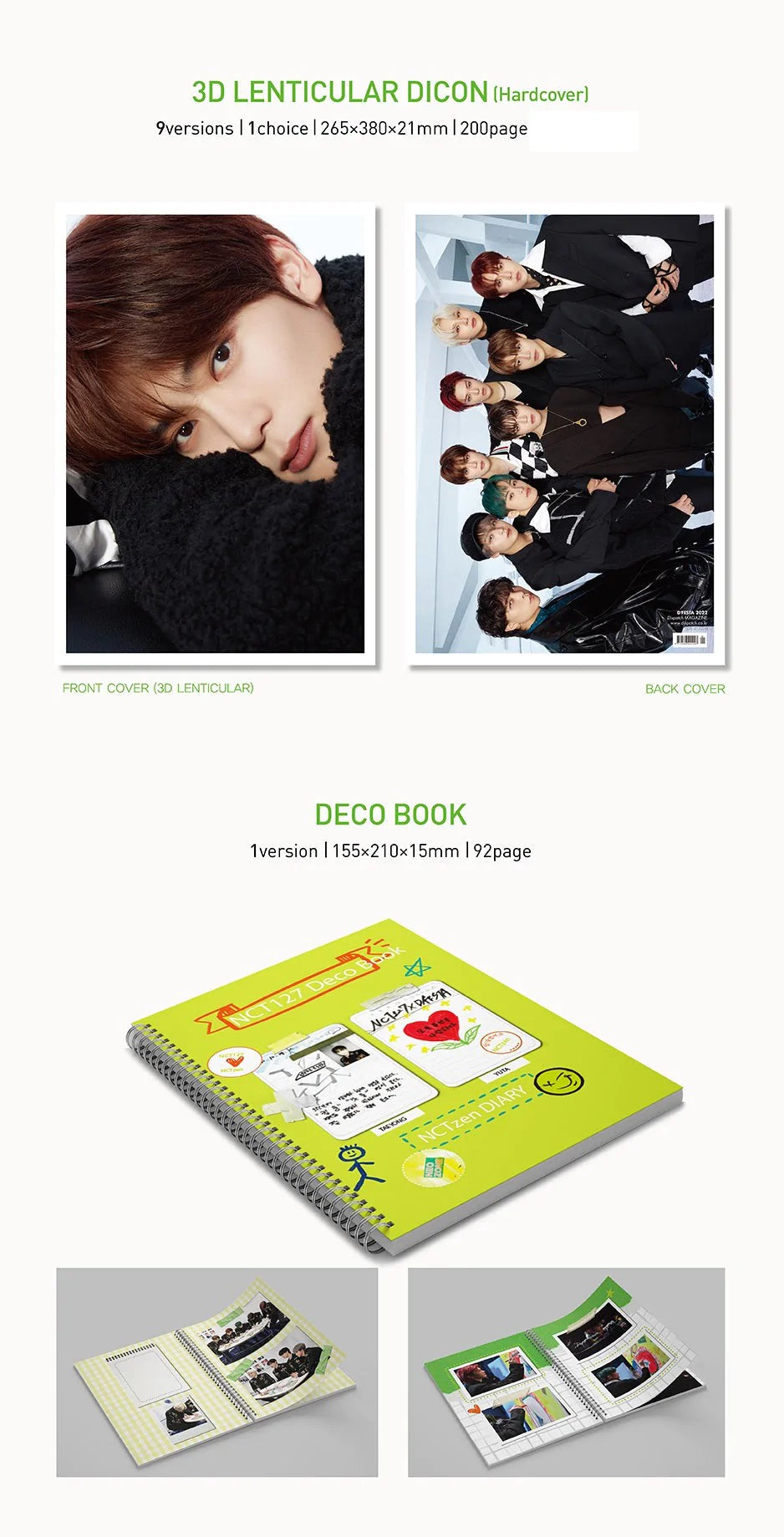 NCT 127 x DICON D’FESTA (D FESTA) : Dispatch 10th Anniversary Photobook - Kpop Omo