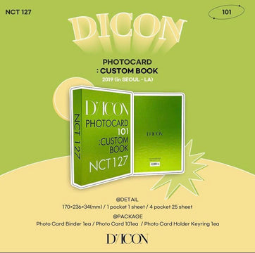 NCT127 D-Icon (Dicon) Photocard 101: Custom Book – Kpop Omo