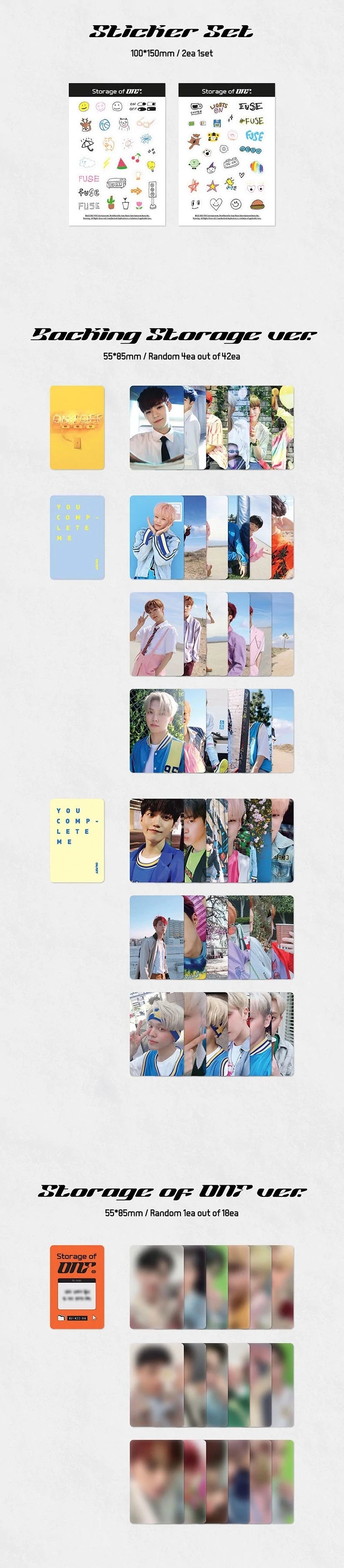 ONF - Storage of ONF Special Album - Kpop Omo