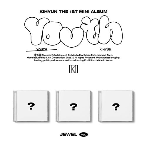 Monsta X KIHYUN 1st Mini Album - YOUTH (Jewel Version) - Kpop Omo