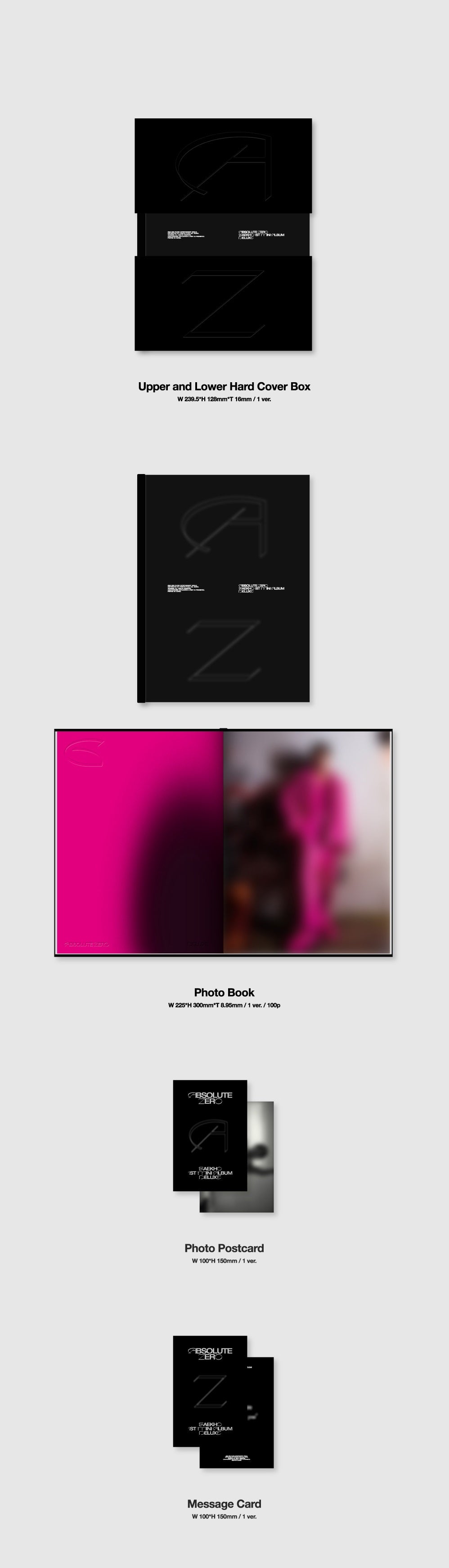 BAEKHO 1st Mini Album - ABSOLUTE ZERO (Deluxe Ver.) - Kpop Omo