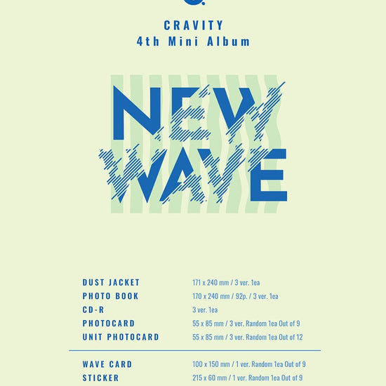 Cravity 4th Mini Album - New Wave - Kpop Omo