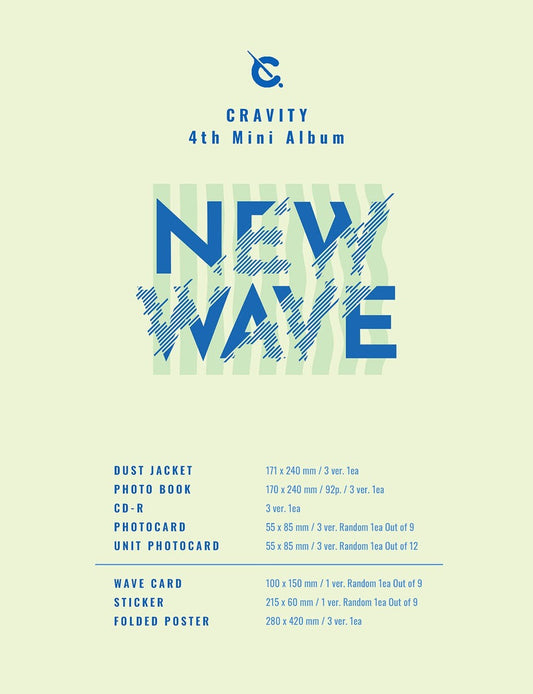 Cravity 4th Mini Album - New Wave - Kpop Omo