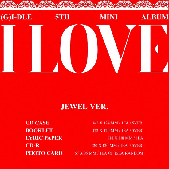 (G)I-DLE 5th Mini Album - I Love (Jewel Version) - Kpop Omo