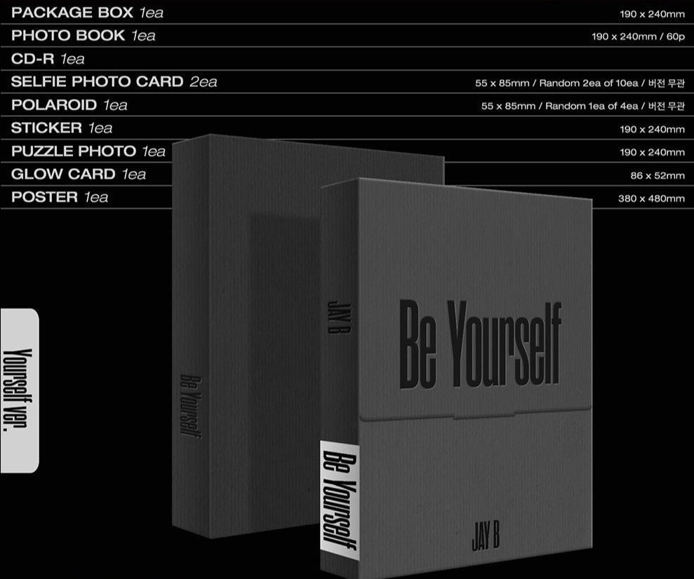 JAY B 2nd EP - Be Yourself - Kpop Omo