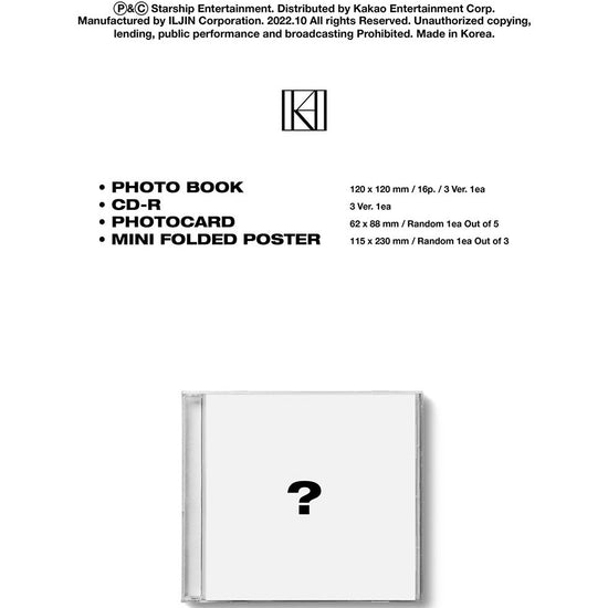 Monsta X KIHYUN 1st Mini Album - YOUTH (Jewel Version) - Kpop Omo