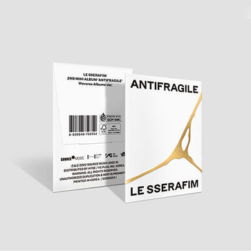 LE SSERAFIM 2nd Mini Album - Antifragile (Weverse Albums Version