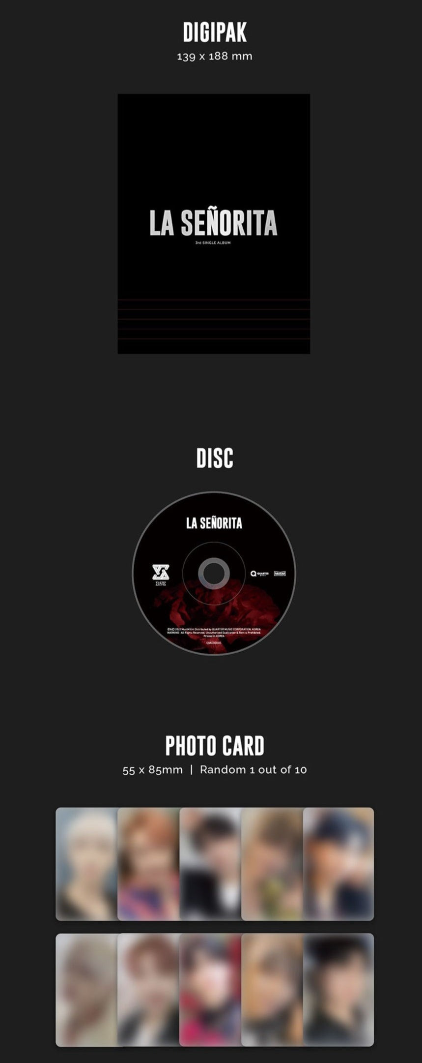 MUSTB 3rd Single Album - La Senorita CD - Kpop Omo