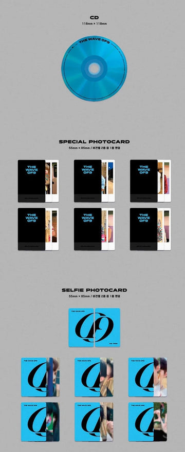 SF9 11th Mini Album - THE WAVE OF9 (Jewel Case Ver) - Kpop Omo