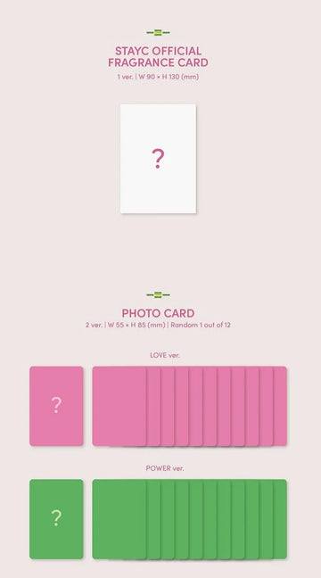 STAYC 3rd Mini Album - WE NEED LOVE - Kpop Omo