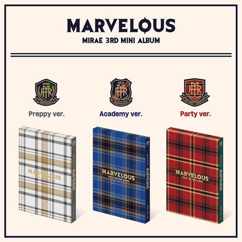 MIRAE - 3RD MINI ALBUM MARVELOUS - Kpop Omo